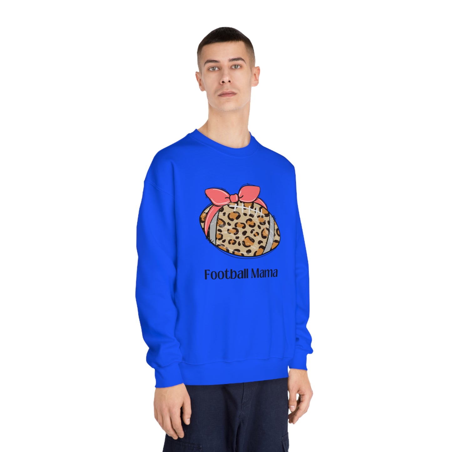 “Football Mama” DryBlend® Crewneck Sweatshirt