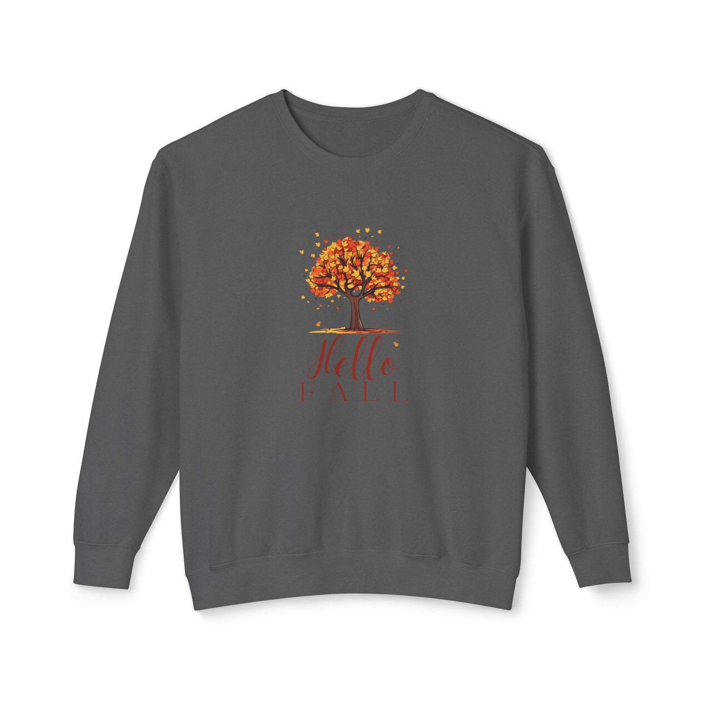 “Hello Fall” Lightweight Crewneck Sweatshirt