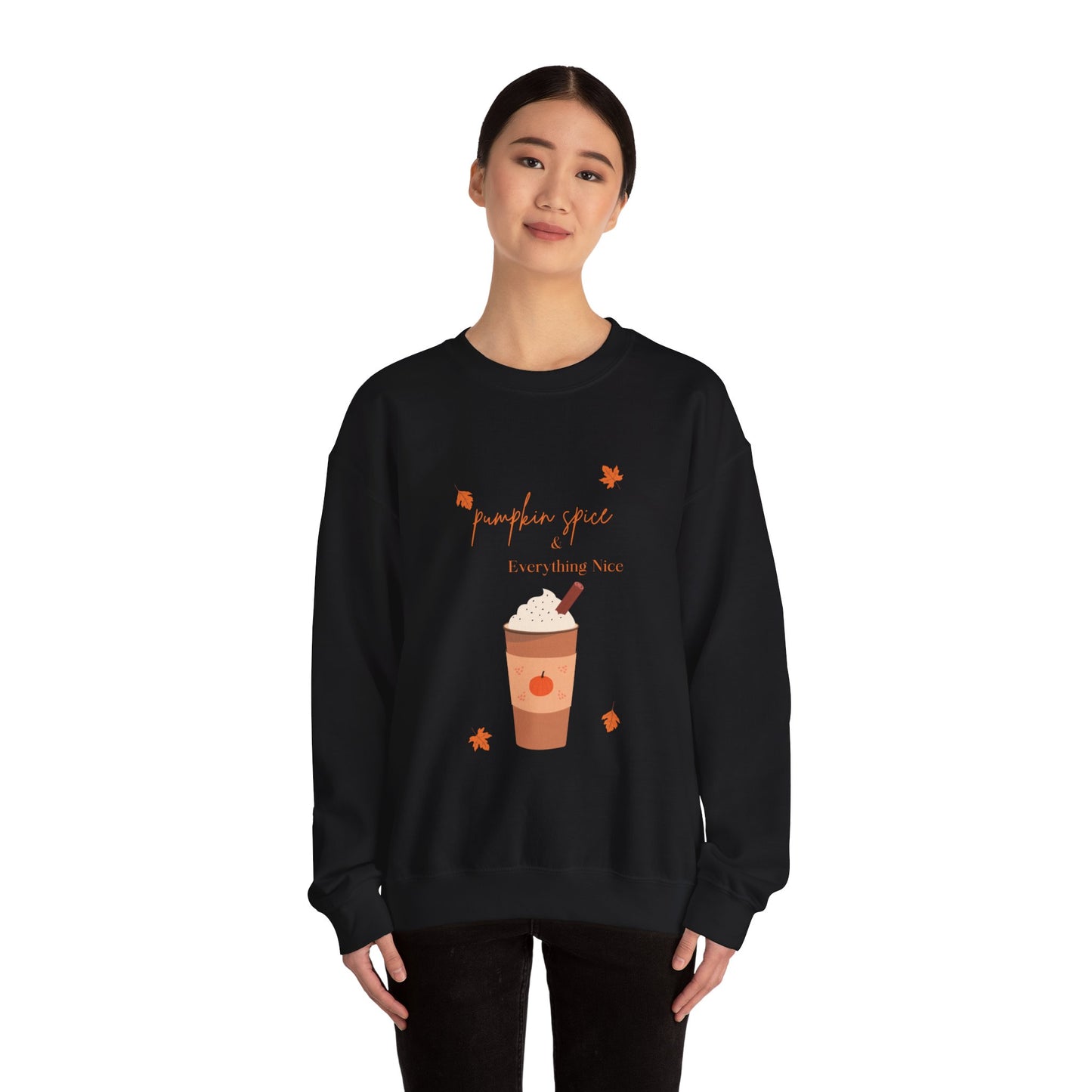 Pumpkin Spice Heavy Blend™ Crewneck Sweatshirt