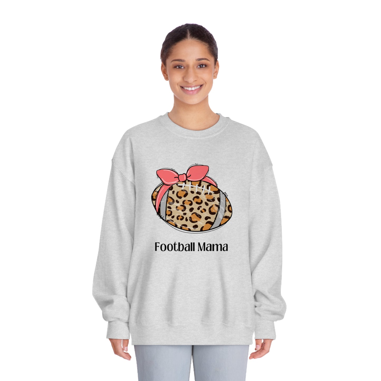 “Football Mama” DryBlend® Crewneck Sweatshirt