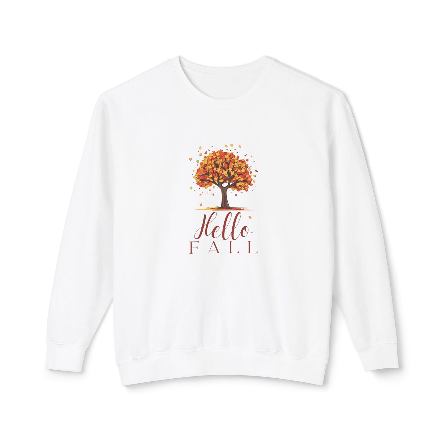 “Hello Fall” Lightweight Crewneck Sweatshirt