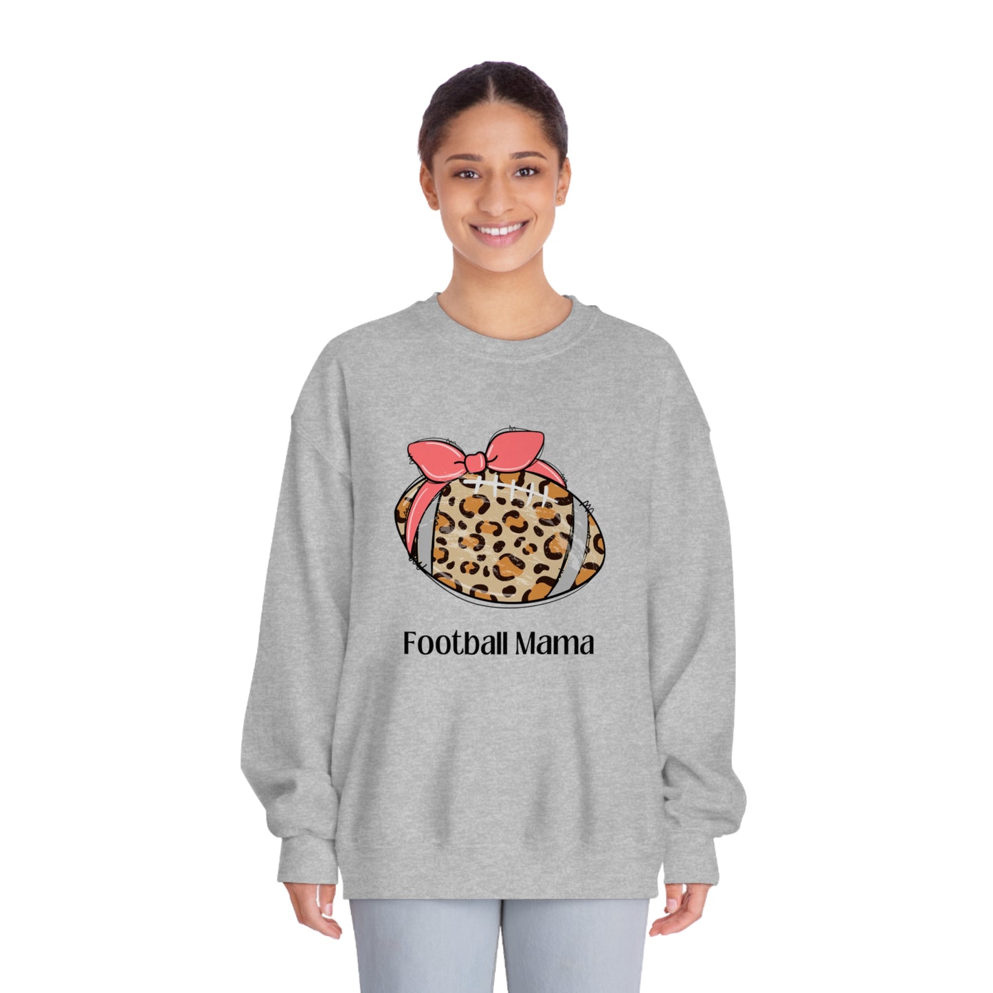 “Football Mama” DryBlend® Crewneck Sweatshirt