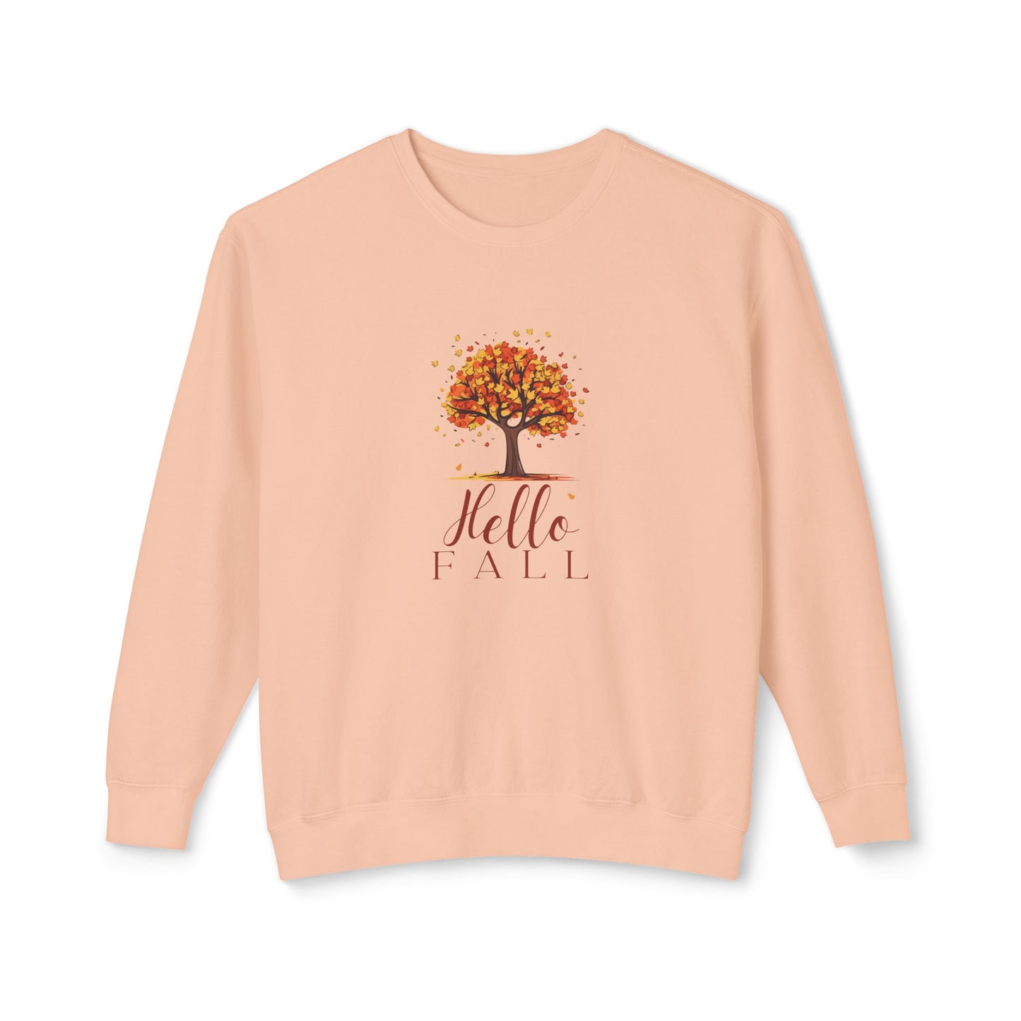 “Hello Fall” Lightweight Crewneck Sweatshirt