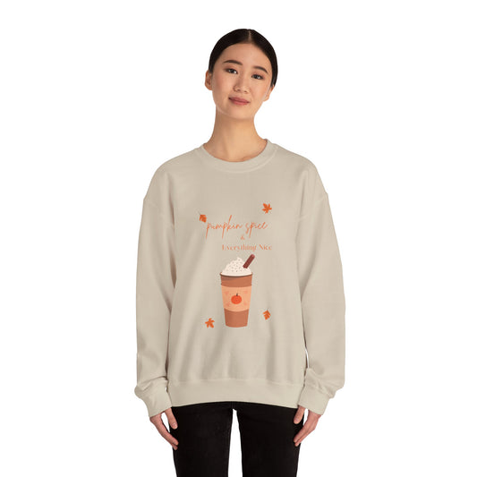 Pumpkin Spice Heavy Blend™ Crewneck Sweatshirt