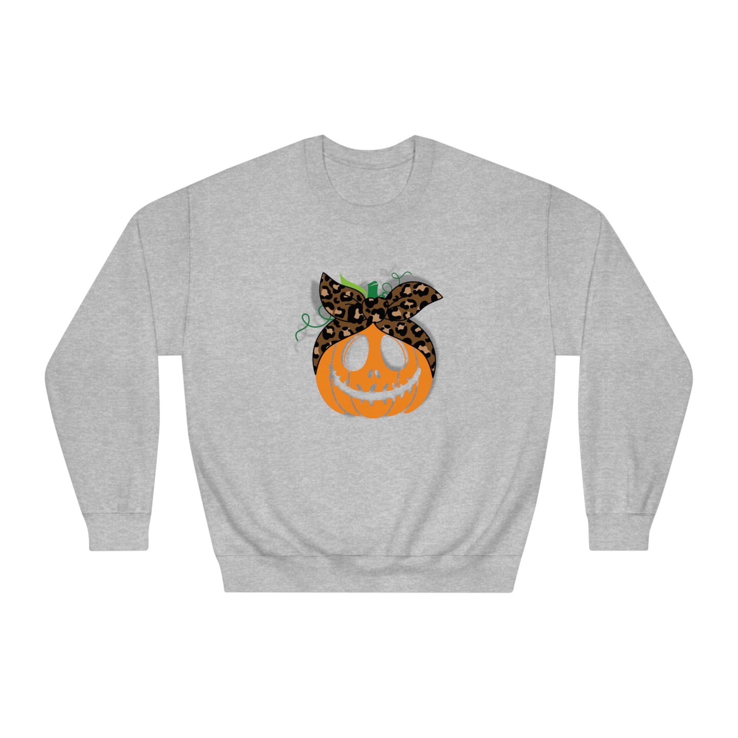 Halloween Crewneck Sweatshirt- Pumpkin w/ Bow