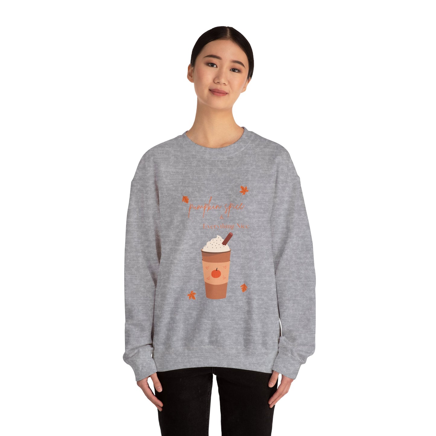 Pumpkin Spice Heavy Blend™ Crewneck Sweatshirt