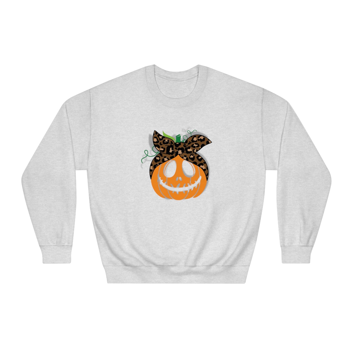 Halloween Crewneck Sweatshirt- Pumpkin w/ Bow