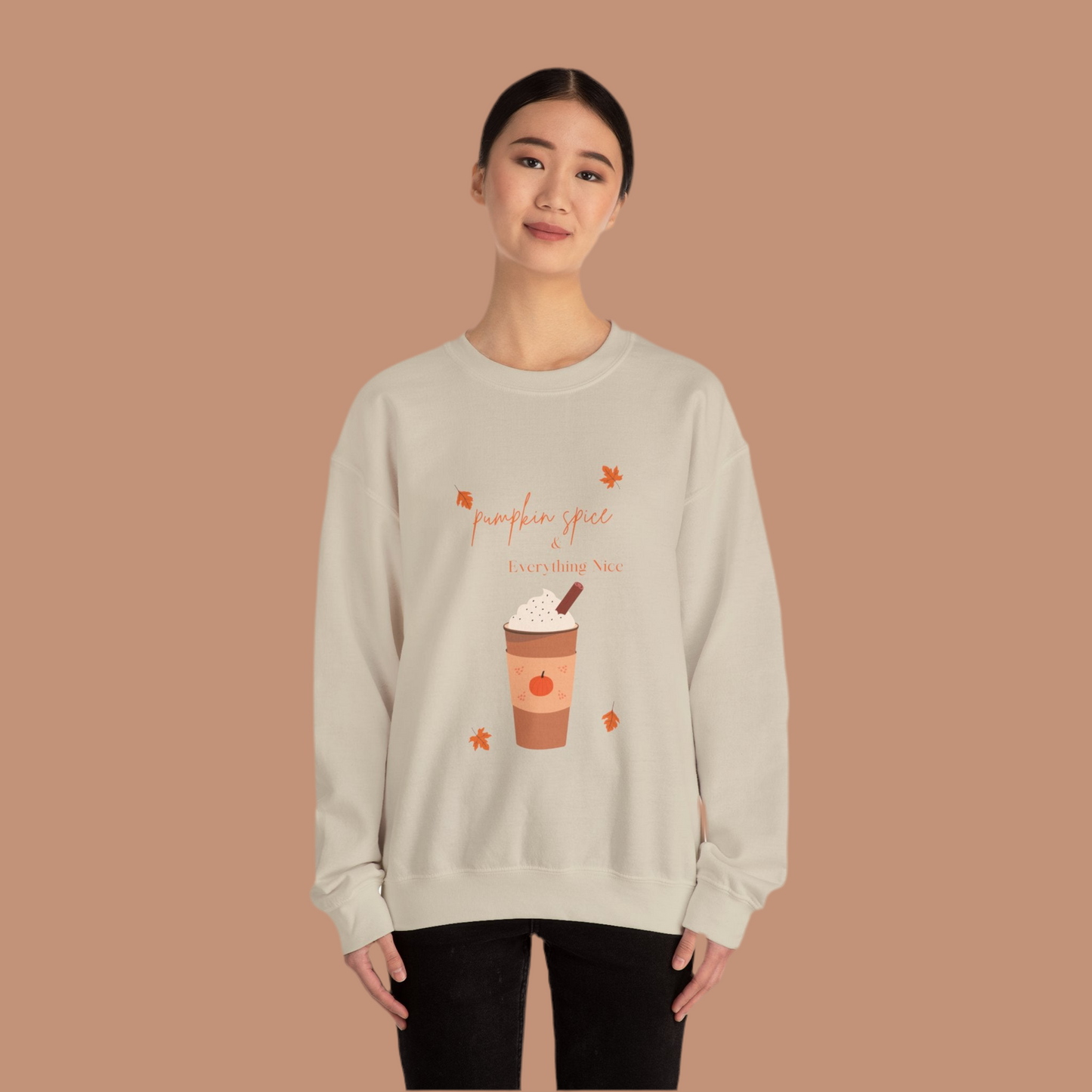 Pumpkin Spice Heavy Blend™ Crewneck Sweatshirt