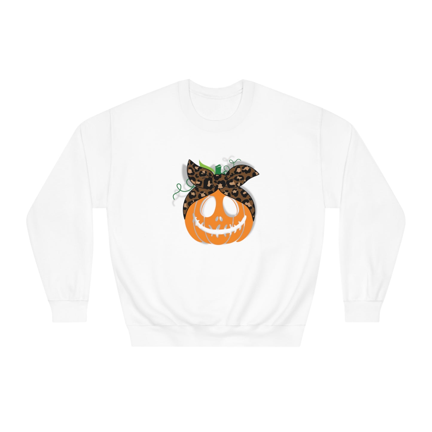 Halloween Crewneck Sweatshirt- Pumpkin w/ Bow