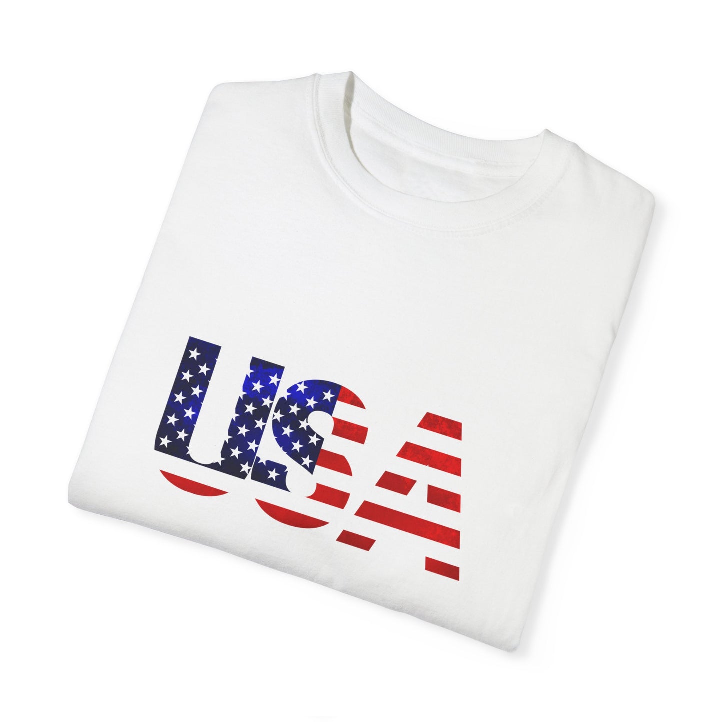 “USA Proud To Be An American” Garment-Dyed T-shirt