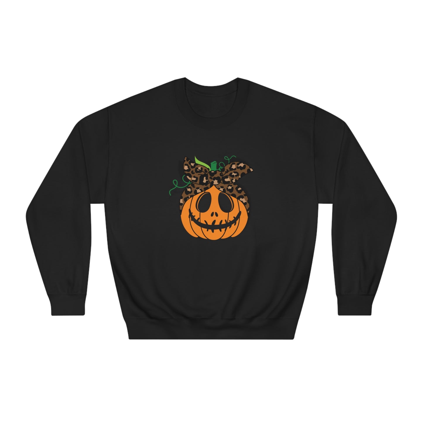 Halloween Crewneck Sweatshirt- Pumpkin w/ Bow