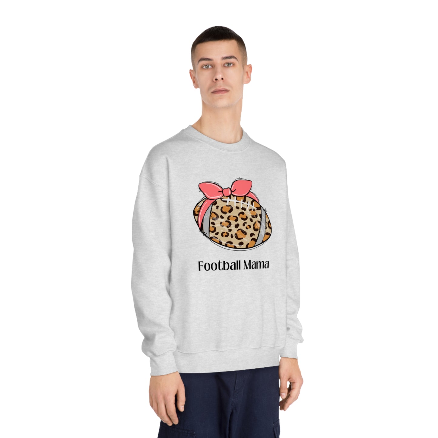 “Football Mama” DryBlend® Crewneck Sweatshirt