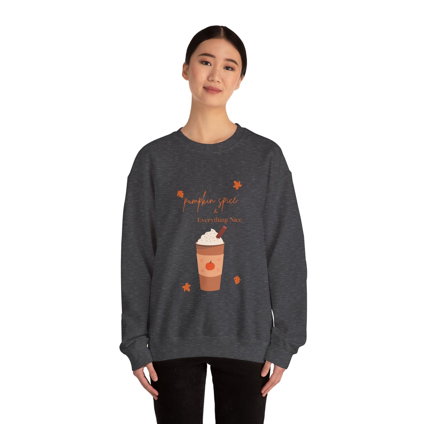 Pumpkin Spice Heavy Blend™ Crewneck Sweatshirt