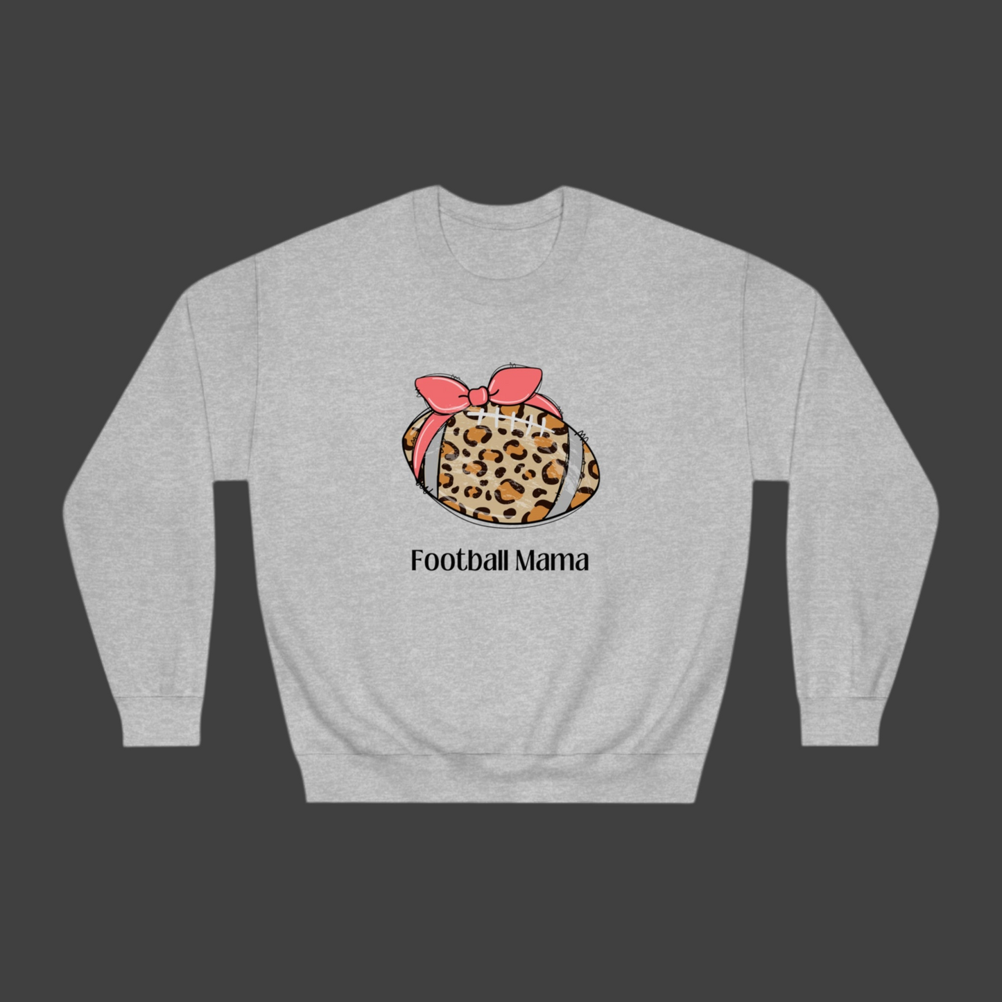 “Football Mama” DryBlend® Crewneck Sweatshirt